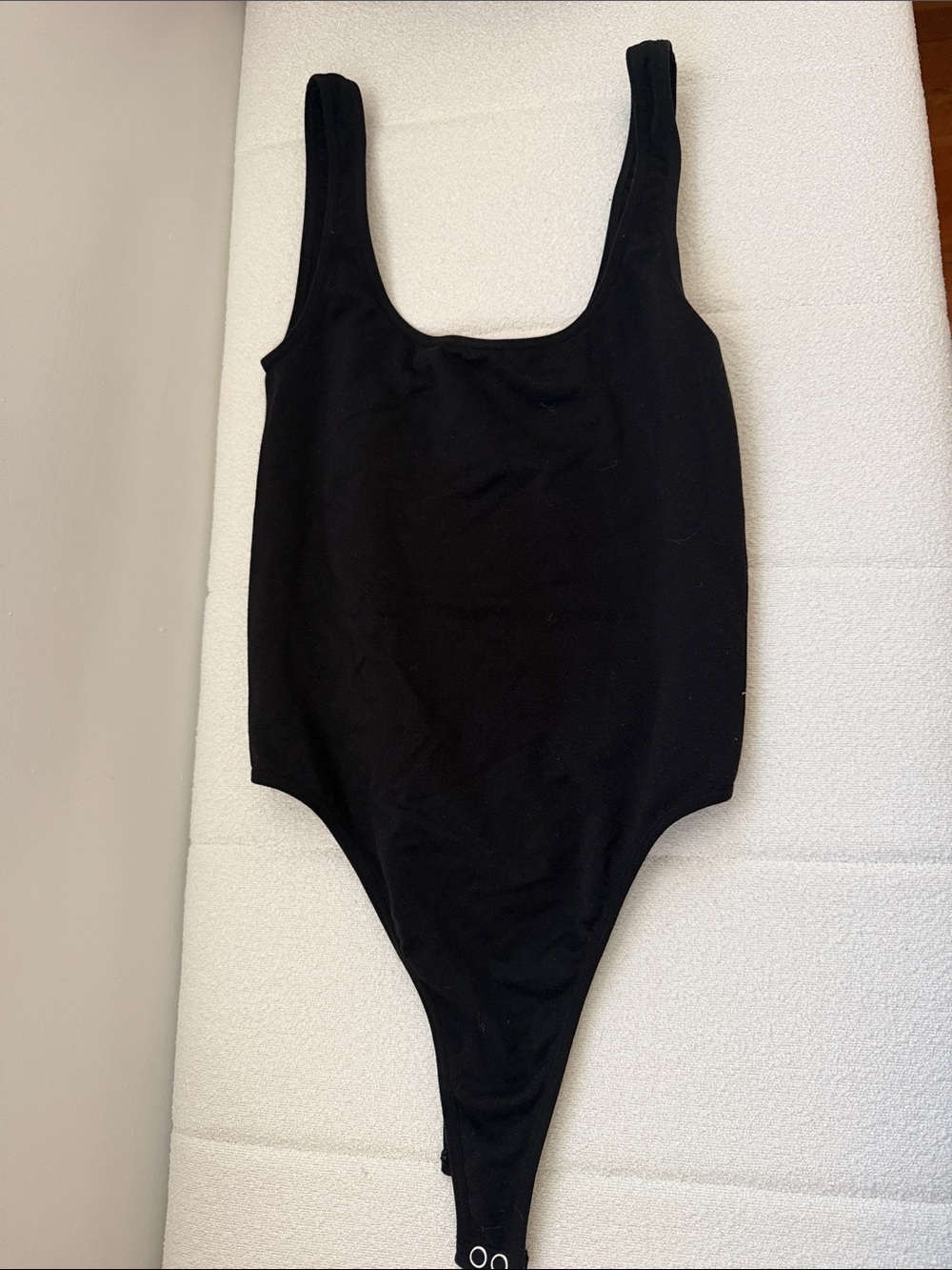Forever 21 Black Scoop Neck Bodysuit